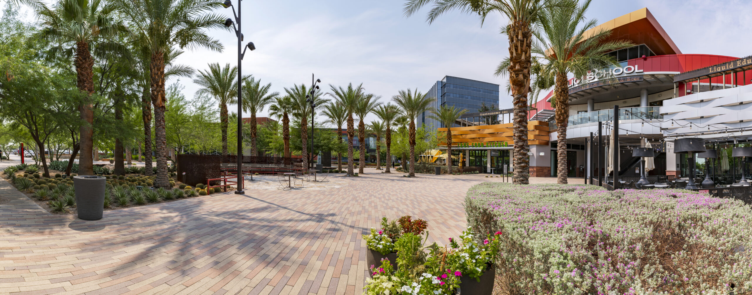 Summerlin, Nevada, United States - August 22, 2020: Summerlin downtown near Las Vegas. This area is famous for upscale stores and chic boutique among residents and tourists.